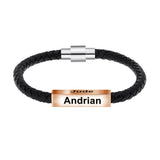 Custom Rope Bracelet With Magnetic Buckle for Men