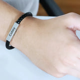 Custom Rope Bracelet With Magnetic Buckle for Men