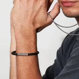 Family Name Engraved Stainless Steel Bracelet