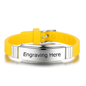 Customized Stainless Steel Bracelets Punk Jewelry