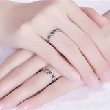 Personalized Stainless Steel Bridesmaid Gift - Knot Ring Set