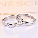 Personalized Stainless Steel Constellation Couple ring Wedding Ring