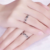 Personalized Stainless Steel Constellation Couple ring Wedding Ring