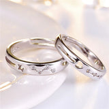 Personalized Stainless Steel Constellation Couple ring Wedding Ring