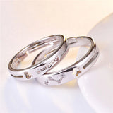 Personalized Stainless Steel Constellation Couple ring Wedding Ring