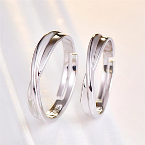 Personalized Stainless Steel Cross Couples Rings