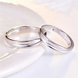 Personalized Stainless Steel Cross Couples Rings