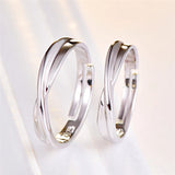 Personalized Stainless Steel Cross Couples Rings