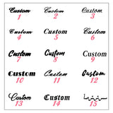Personalized Vertical Name Earrings