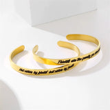 Personalized Engraved Name ID Bracelet for Women