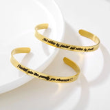 Personalized Engraved Name ID Bracelet for Women