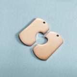 Heart Cut-Out Couple Keychain Pendant - 10 Pairs