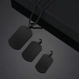 Custom Stainless Steel DogTag Pendant Necklace