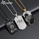 Custom Stainless Steel DogTag Pendant Necklace