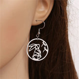 Personalized Stainless Steel Graffiti Earrings with Your Logo