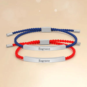 Personalized Stainless Steel Engrave Bracelet and Bangle