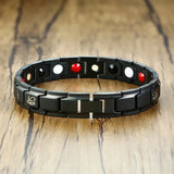 Stainless Steel Eye Of Horus Therapy Bracelet