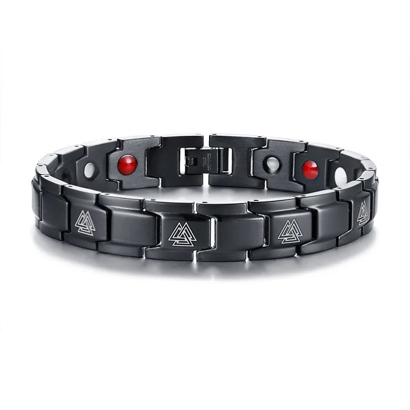 Stainless Steel Eye Of Horus Therapy Bracelet