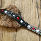 Stainless Steel Eye Of Horus Therapy Bracelet