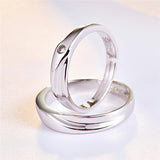 Personalized Stainless Steel Couples Wedding Rings Set
