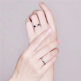 Personalized Stainless Steel Forever Love You Couples Rings 2pcs