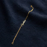 Personalized Stainless Steel Name Bracelet for Women 3mm Cuban Chain