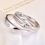 Personalized Stainless Steel Wedding Rings 2pcs/pair