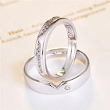 Personalized Stainless Steel Wedding Rings 2pcs/pair