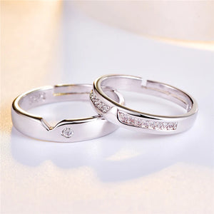 Personalized Stainless Steel Wedding Rings 2pcs/pair