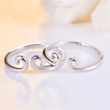 Personalized Stainless Steel Inhibiting Magic Phrase Wedding Ring Set