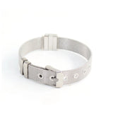 Custom Stainless Steel Bracelet with Family Name & Date Engraving