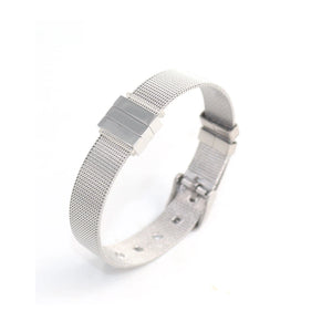 Custom Stainless Steel Bracelet with Family Name & Date Engraving
