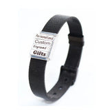 Custom Stainless Steel Bracelet with Family Name & Date Engraving