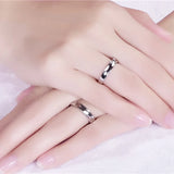Personalized Stainless Steel Wedding Rings for Kids 2pcs/pair