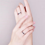Personalized Stainless Steel Wedding Rings for Kids 2pcs/pair