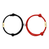 Custom Stainless Steel Magnetic Couple Bracelet with Engraving Name