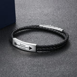 Custom Name Bar Bracelet for Him