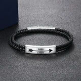 Custom Name Bar Bracelet for Him