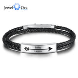 Custom Name Bar Bracelet for Him