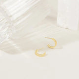 Personalized Name Hoops Earrings Chain Birthday Women Jewelry