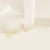 Personalized Name Hoops Earrings Chain Birthday Women Jewelry