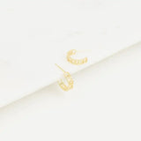 Personalized Name Hoops Earrings Chain Birthday Women Jewelry
