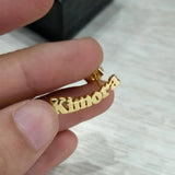 Custom Stainless Steel Name Letter Stud Earrings For Women
