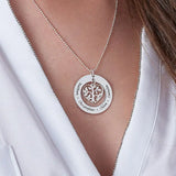 Custom Tree of Life Pendant Necklace with Engraved Name