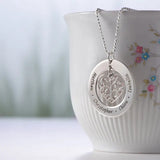 Custom Tree of Life Pendant Necklace with Engraved Name