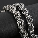 Personalized Stainless Steel Skull Ghost Head Bracelet for Men