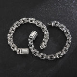 Personalized Stainless Steel Skull Ghost Head Bracelet for Men