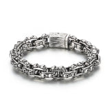 Personalized Stainless Steel Skull Ghost Head Bracelet for Men