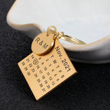 Customized Stainless Steel Engraved Keychain for Dad