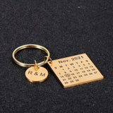 Customized Stainless Steel Engraved Keychain for Dad